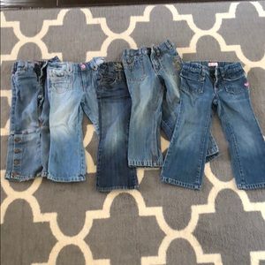 Toddler girl jeans bundle